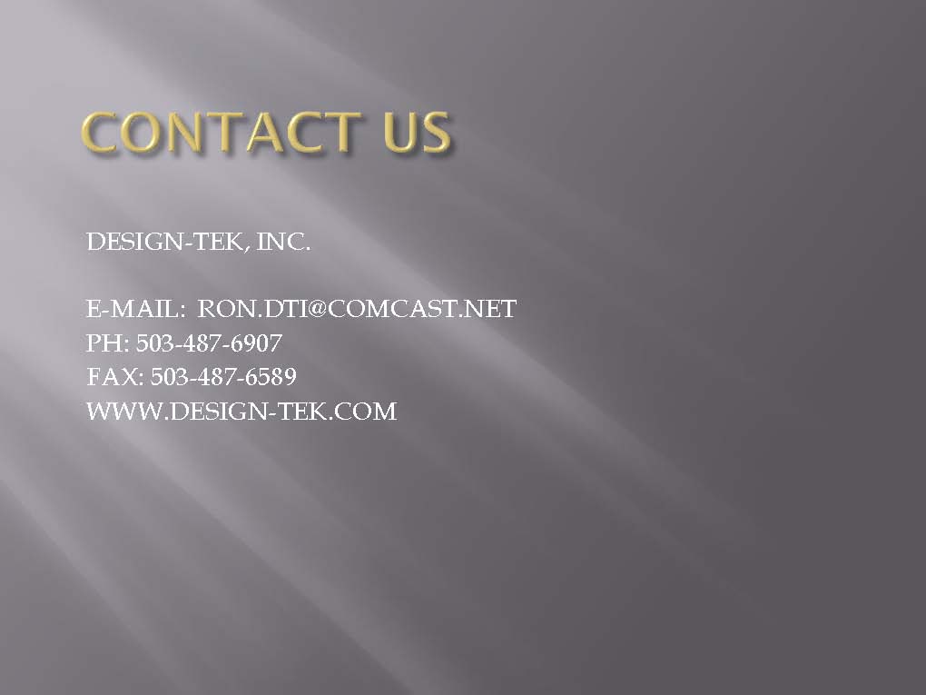 contact Ron